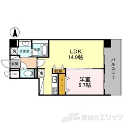 クレッシェンドVの物件間取画像